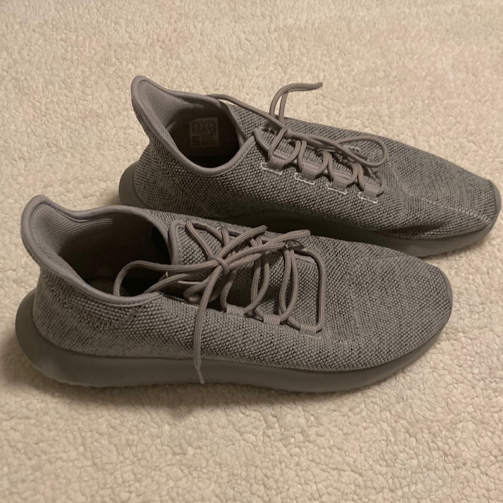 Adidas men’s gray Tubular lightweight athletic sneakers/shoes Size 13